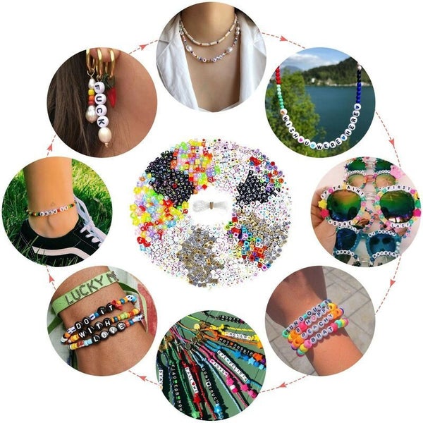 Jewellery Making Supplier Letter Alphabet Beads Bracelet Kit Carousel 2