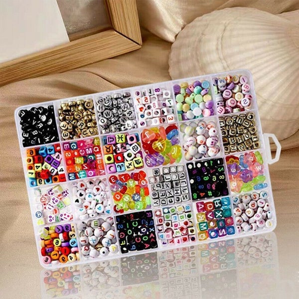 Jewellery Making Supplier Letter Alphabet Beads Bracelet Kit Carousel 13