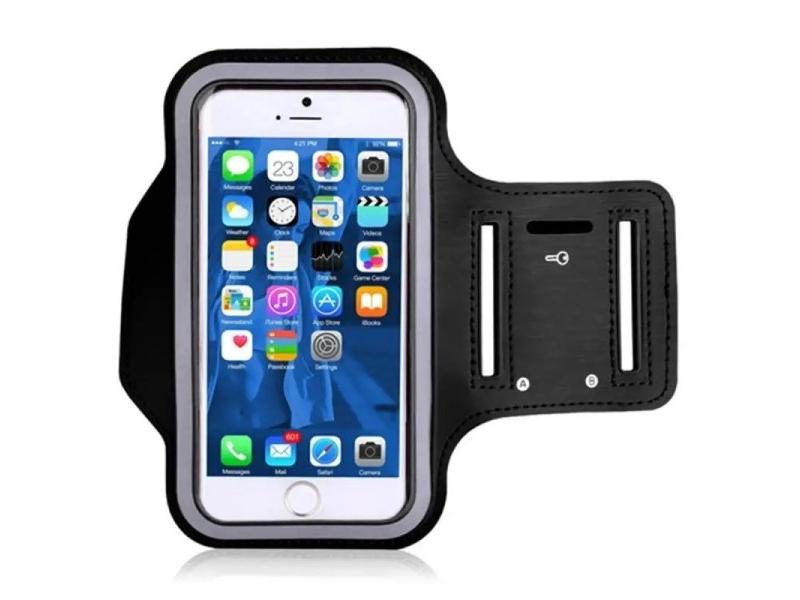 Universal Cell Phone Jogging Bag Sweatproof Sports Armband Phone Case On Hand Carousel 1