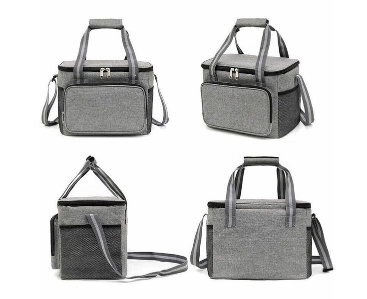 Oxford Portable Insulated Cooler Hot Lunch Bag Picnic Case Messenger Storage Carousel 2