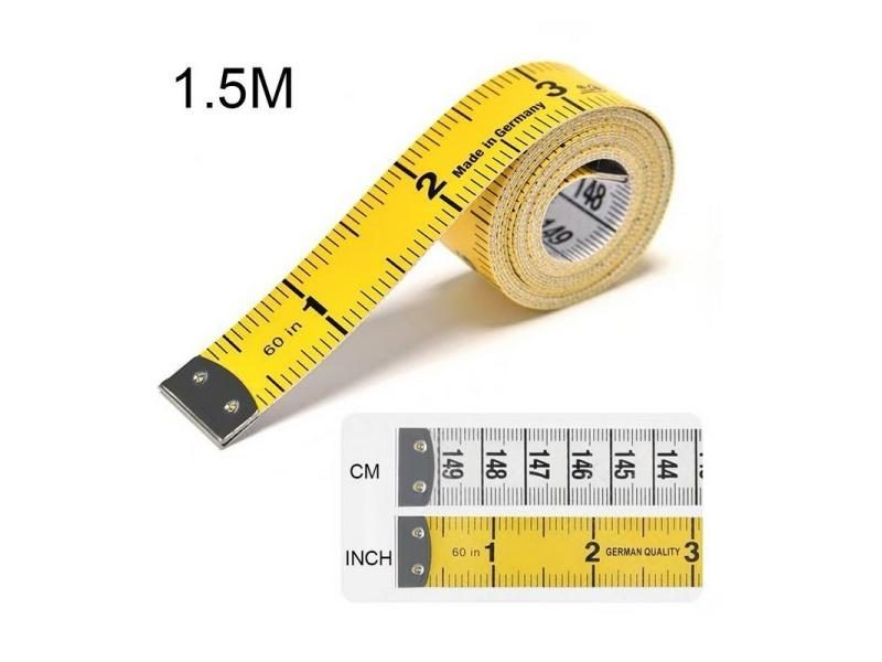 New 150cm/60" Body Measuring Ruler Sewing Tailor Tape Measure Mini Soft Flat Carousel 1