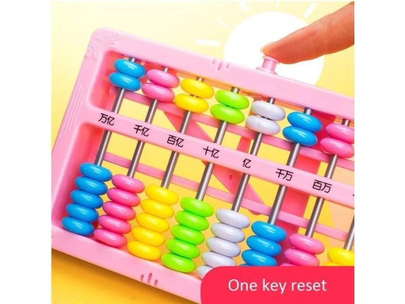 Portable 13 Digits Column Abacus For Math Learning Carousel 1