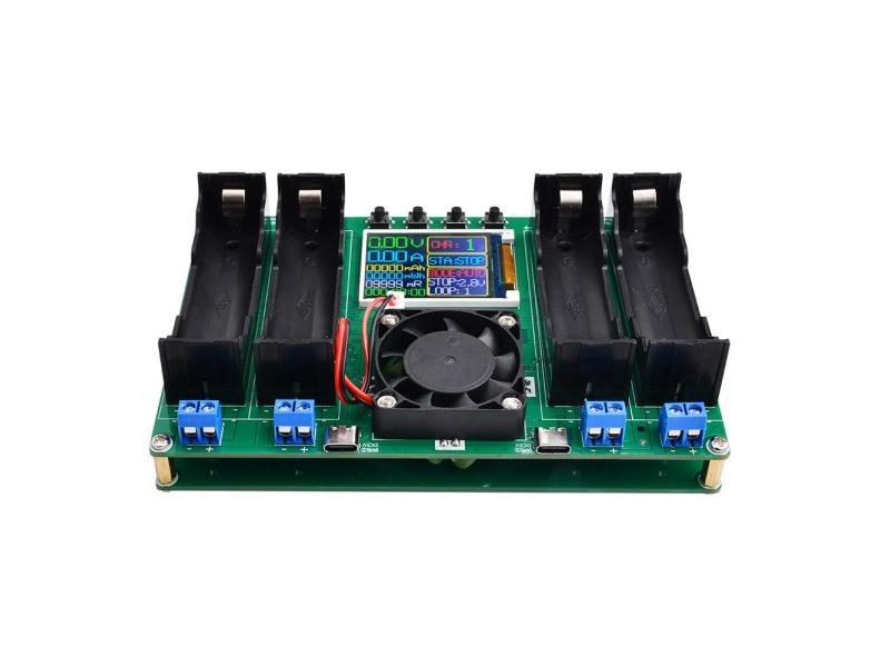 18650 Lithium Battery Capacity Tester Automatic Internal Resistance Tester MAh Carousel 1