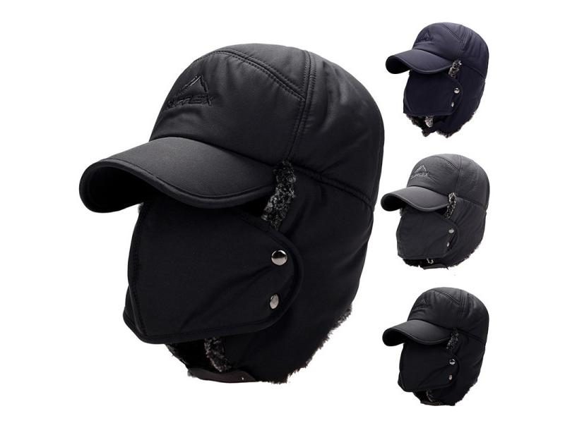 Winter Fur Warm Windproof Hat Men Women Lei Feng Cap Bomber Faux Fur Ear Flap Carousel 2