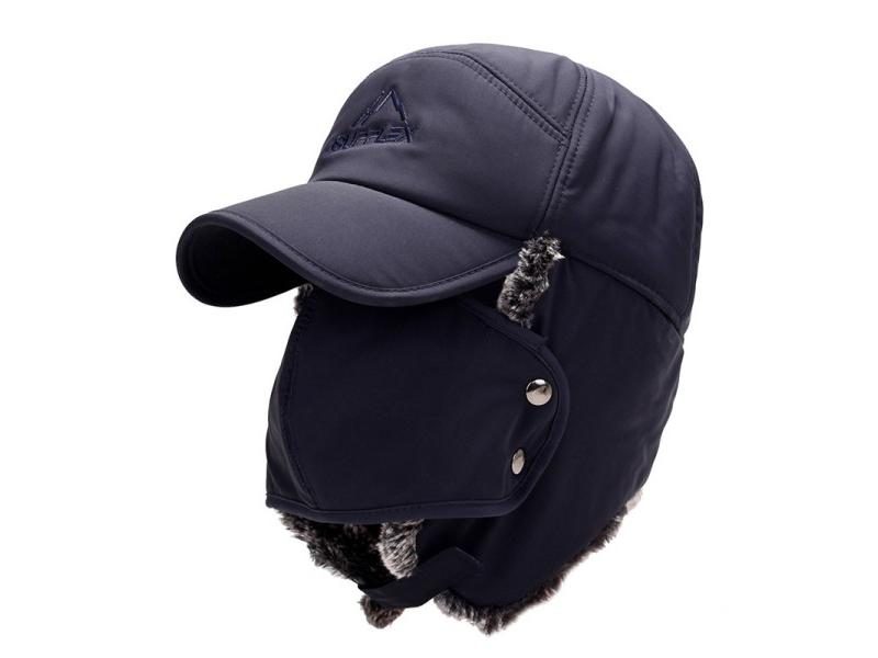 Winter Fur Warm Windproof Hat Men Women Lei Feng Cap Bomber Faux Fur Ear Flap Carousel 1