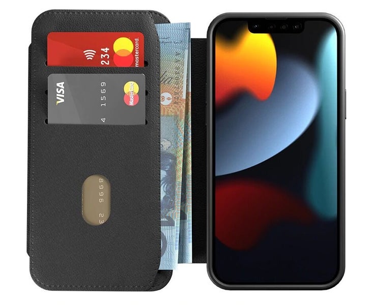 Cygnett MagSafe Wallet Phone Case For Apple iPhone 13 Pro - Black Carousel 1