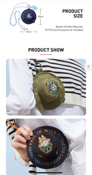 Popmart Labubu Bucket Hat Mini Bag Blind Box Carousel 4