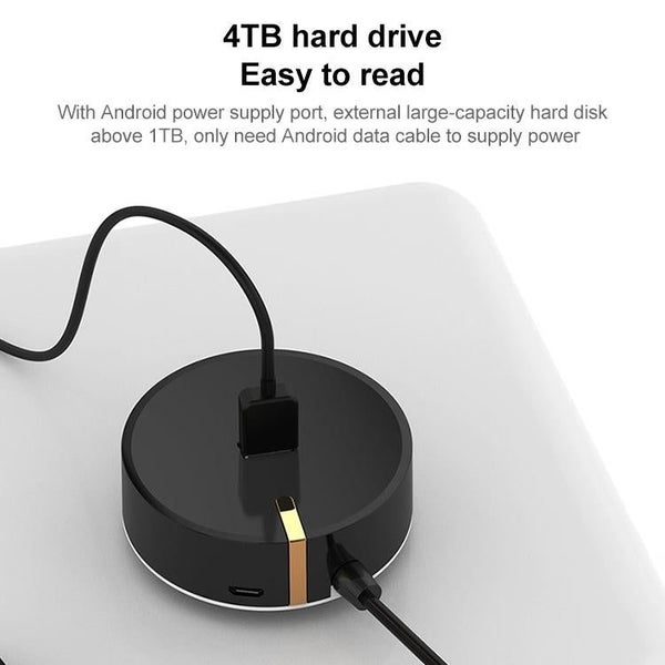 4-Port Usb 2.0 Circular Splitter Hub Carousel 2