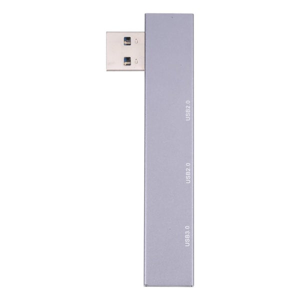 Usb Male To Dual Usb 2.0+3.0 Female Adapter Silver Carousel 2