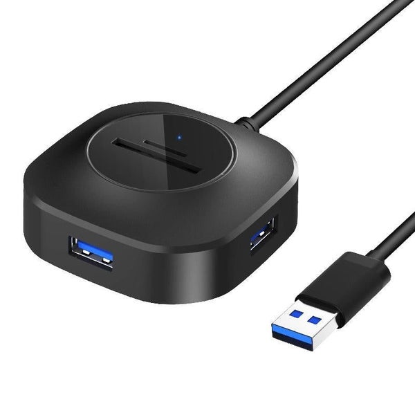 High-Speed 3-Port Usb Hub With Tf / Sd Card Reader Carousel 1