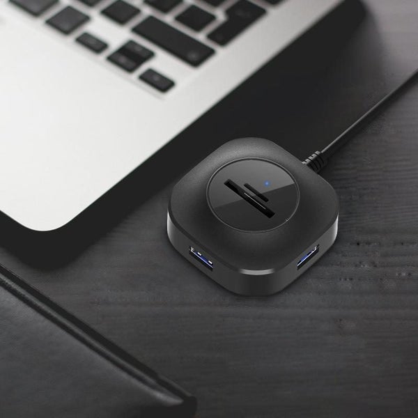 High-Speed 3-Port Usb Hub With Tf / Sd Card Reader Carousel 2