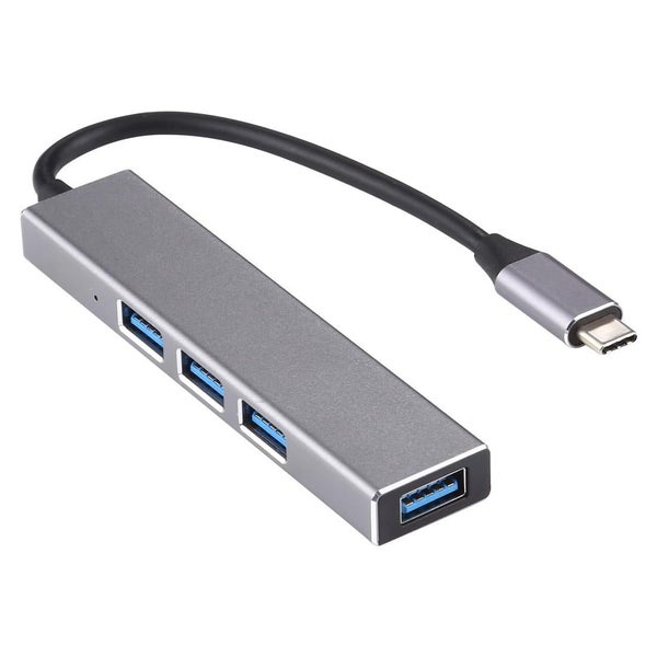 4-Port Usb-C Aluminum Alloy Hub With Led Indicator Carousel 2
