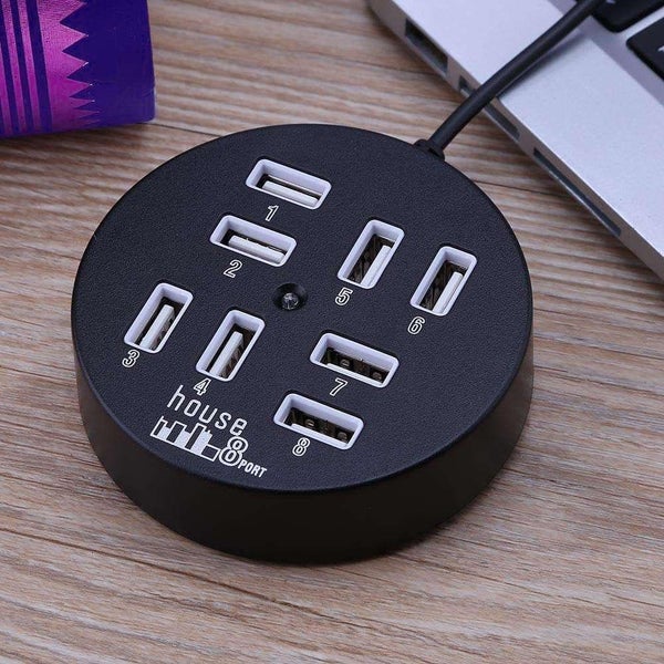 8-Port Usb 2.0 Hub For Laptop 60Cm Length 1Tb Hdd Support Carousel 1