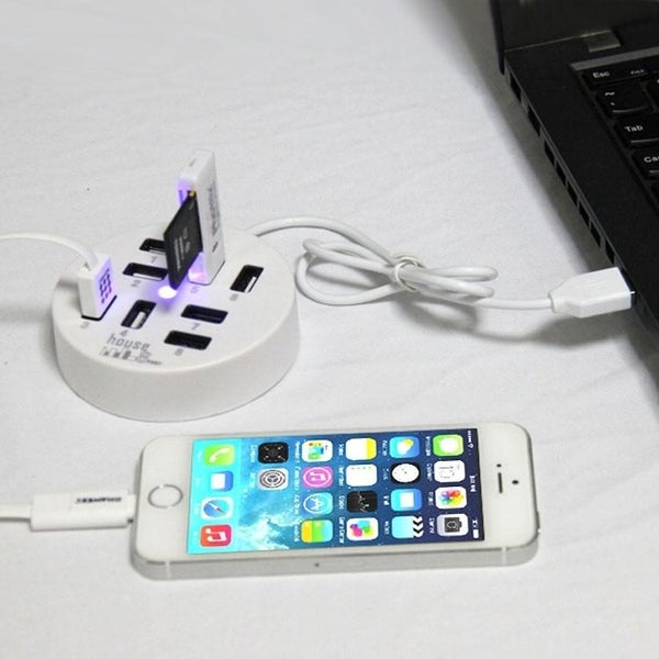 8-Port Usb 2.0 Hub For Laptop 60Cm Length 1Tb Hdd Support Carousel 5