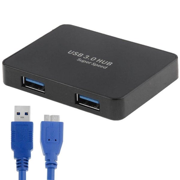 4-Port Usb 3.0 Hub + 60Cm Cable Fast Data Transfer Carousel 1