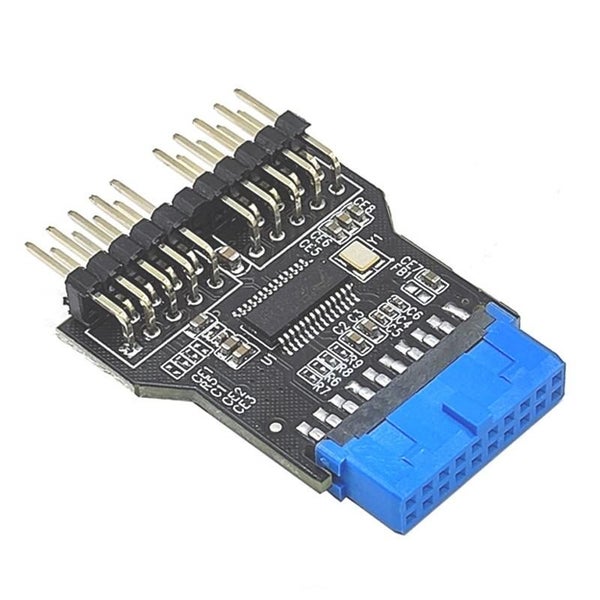 Usb3.0 19Pin To Dual 9Pin Header Board 1 To 2 Male Usb 2.0 Hub Carousel 1