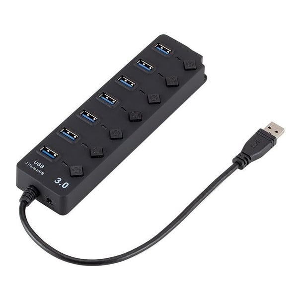 7-Port Usb 3.0 Hub With Switch For Pc / Laptop Carousel 2