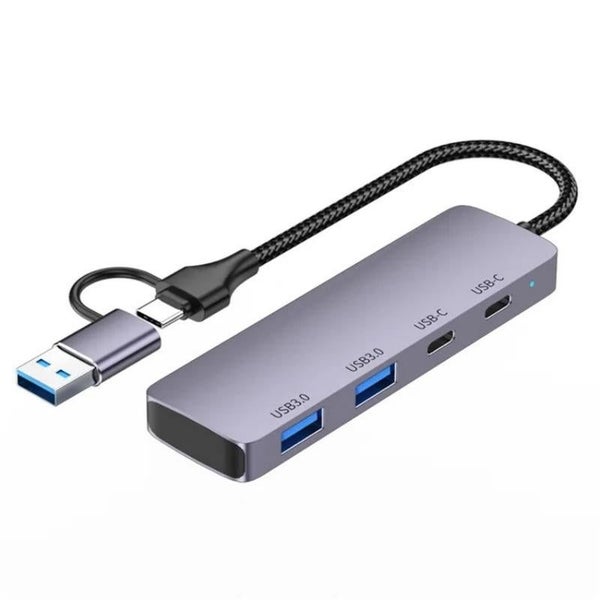 Usb 3.0 + Type-C 4-Port Hub Docking Station Carousel 1