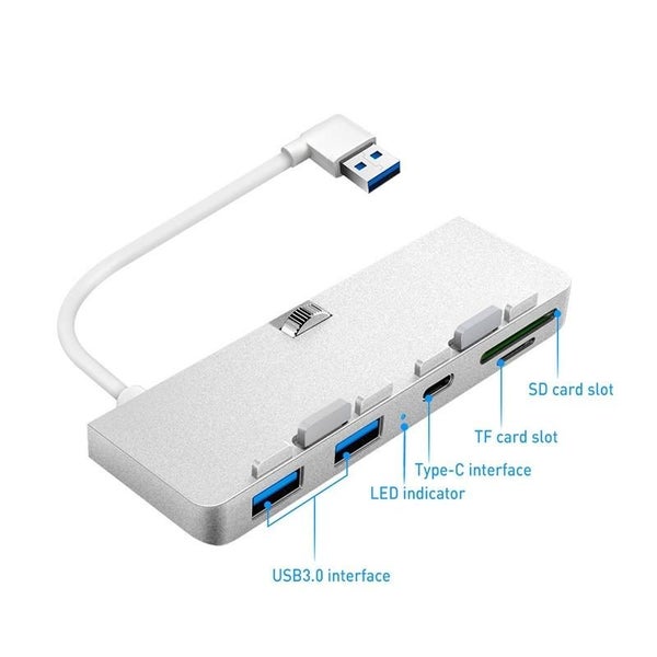 Type-C + Usb3.0 + Sd / Tf Card Reader Hub Adapter Carousel 2