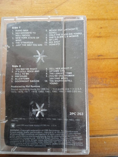 Billy Joel Three Cassettes Carousel 3