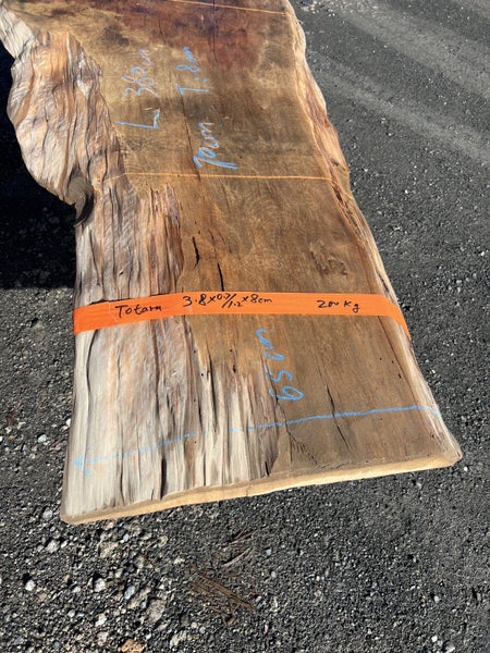 Large Solid Totara Wood Slab – Rare NZ Native Timber Carousel 20