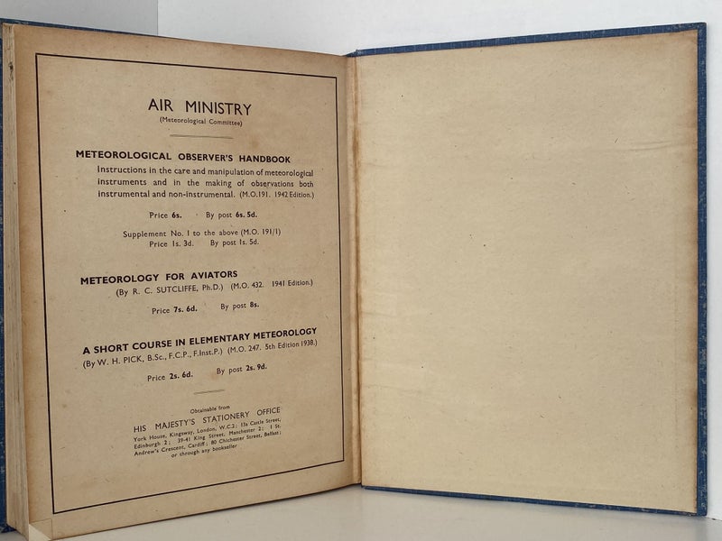 AIR NAVIGATION: Volume I by the Royal Air Force 1944 Carousel 16