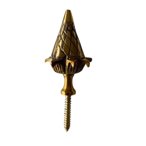 Small Solid Brass Acorn Ball Spire Finial–55mm Heights Carousel 2