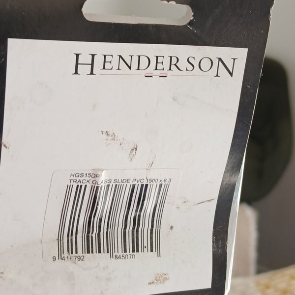 HENDERSON FOLDING & SLIDING PVC TRACK GLASS SLIDE NEW Carousel 2