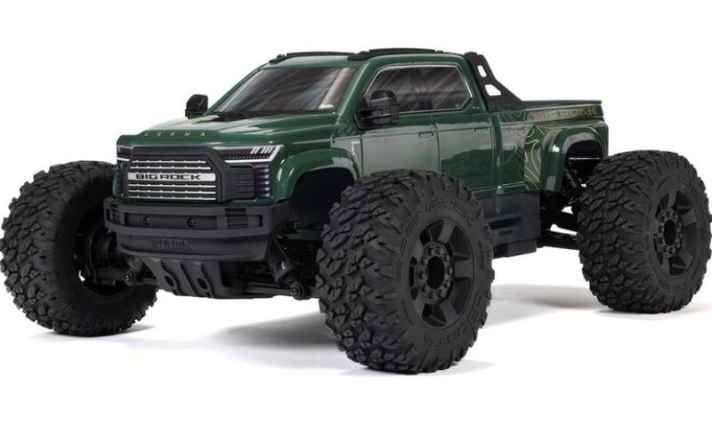 1/10 BIG ROCK 4X4 223S BLX BRUSHLESS STREET TRUCK RTR WITH DSC, (Green) by ARRMA Carousel 1