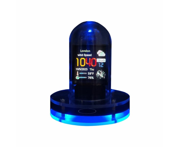 Plus Cyberpunk Nixie Tube Clock: Smart WiFi, RGB Digital Display, Calendar, W Carousel 1