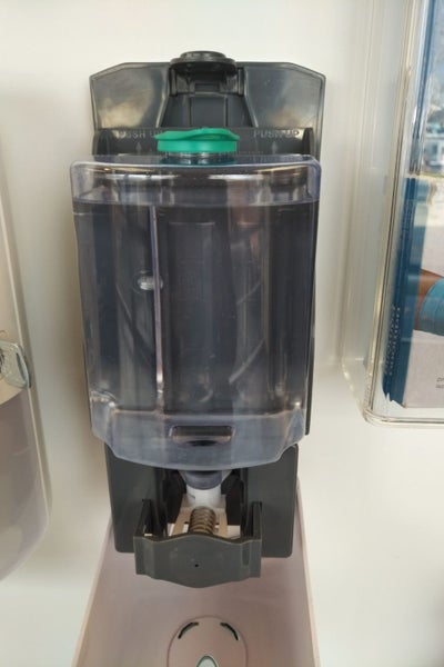 Hands-Free Liquid Sanitiser Dispenser, wall mounted & refillable Carousel 2