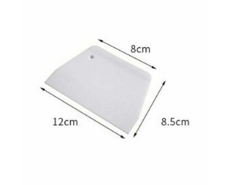 Plastic Dough Scraper Knife Smooth Cake Pastry Spatula Baking Tool All Sizes- Carousel 1