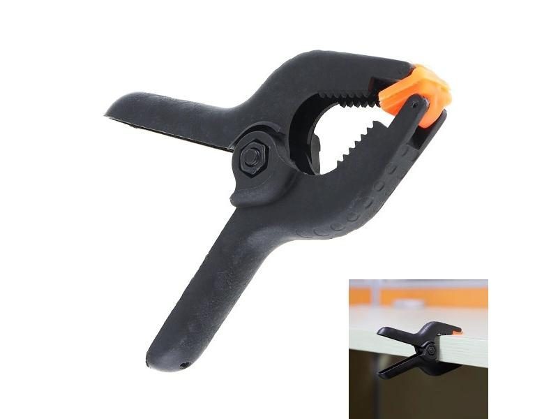 3 Inch Multifunction Black Plastic Nylon Fixed Clip With A Type Spring Clamps Carousel 1