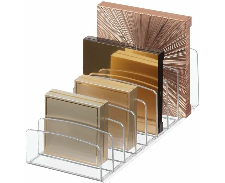 Plastic Palette Organiser for Cosmetics, Clear64435692075393110