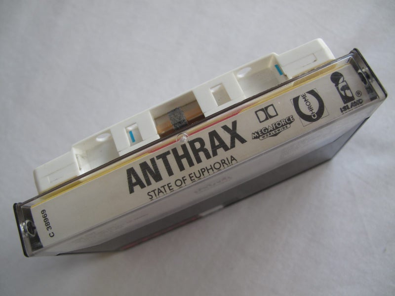 ANTHRAX State of Euphoria - Cassette Tape :) Carousel 7