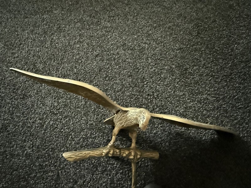 Solid Brass Eagle on a Stand Carousel 2