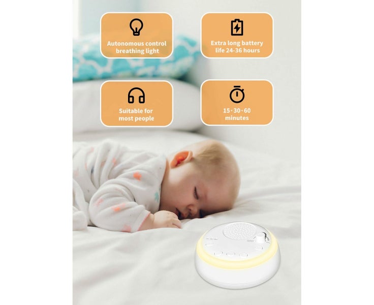 Portable Baby Sleep Soother Â¨C Mini White Noise Smart Sound Machine for Babies Carousel 2
