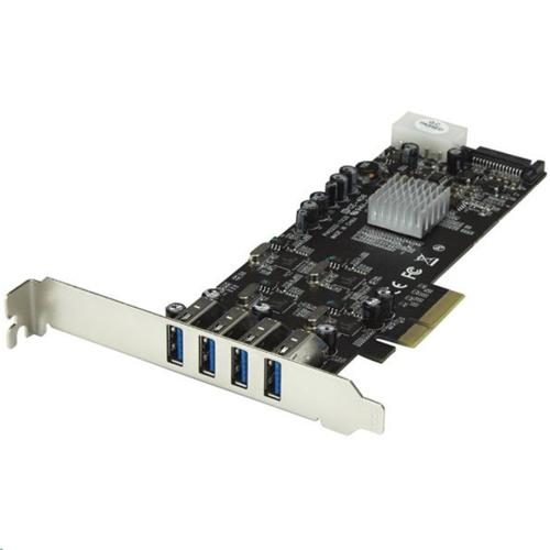 StarTech.com PEXUSB3S44V 4 Port Quad Bus PCIe USB 3 Card w/ UASP [PEXUSB3S44V] Carousel 1