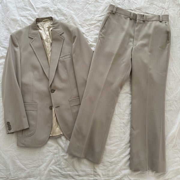 Vintage 1970s Canterbury of New Zealand Suit NZ Made Carousel 1