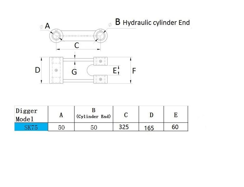 H-Link for SK60/SK75 SK100 SK120-5 SK130 SK135 SK140 SK200 TB175 U15 U30 U50 Carousel 2