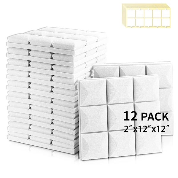 12 Pack Acoustic Foam Panels For Soundproofing Ktv Studio Bedroom Carousel 1