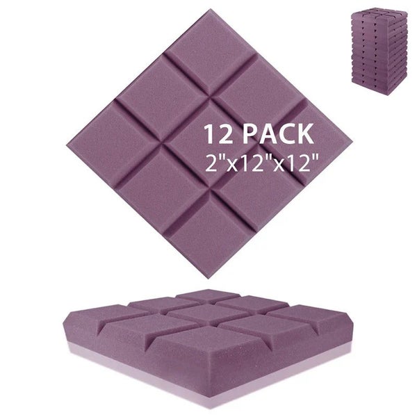 12 Pieces Acoustic Seal For Apartment Doors Soundproofing Foam Panels For Mus... Carousel 1