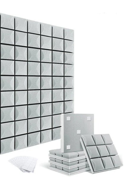 12 Pack Acoustic Soundproof Panels For Studio & Bedroom Self-Adhesive Ceiling... Carousel 2