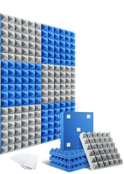 12 Pack Acoustic Foam Panels Soundproofing & Insulation For Music Rooms Carousel 2