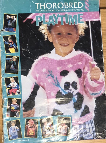 Kids Knitting Pattern Book - 10 Patterns Carousel 1