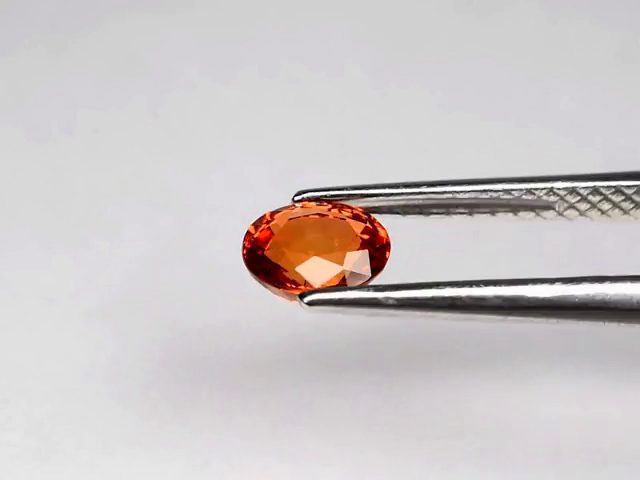 $1 RES * Buy Now $1,450.00 * 0.73ct Oval VVS Orange SAPPHIRE Gemstone Loose Carousel 2