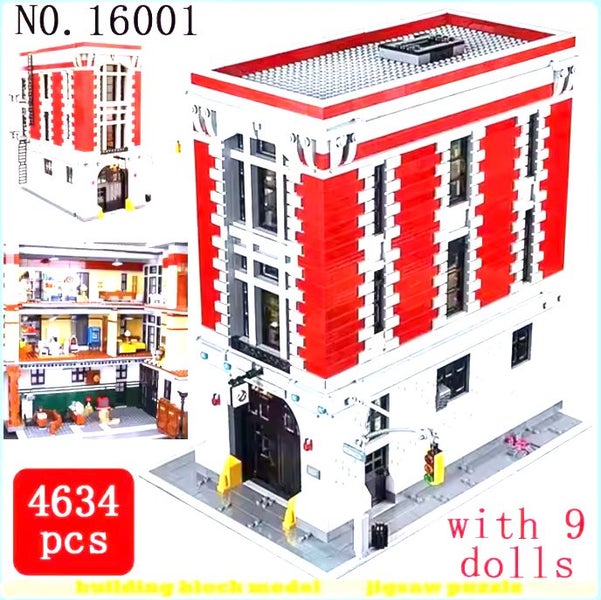 Ghostbusters Firehouse 4695pcs Amazing Compatible With 16001 & 75827 Carousel 2
