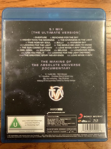 Transatlantic The Absolute Universe 5.1 Mix ultimate version VG+ Carousel 2