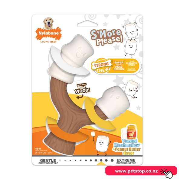 Nylabone Strong Chew Marshmallow Stick - Giant Carousel 1