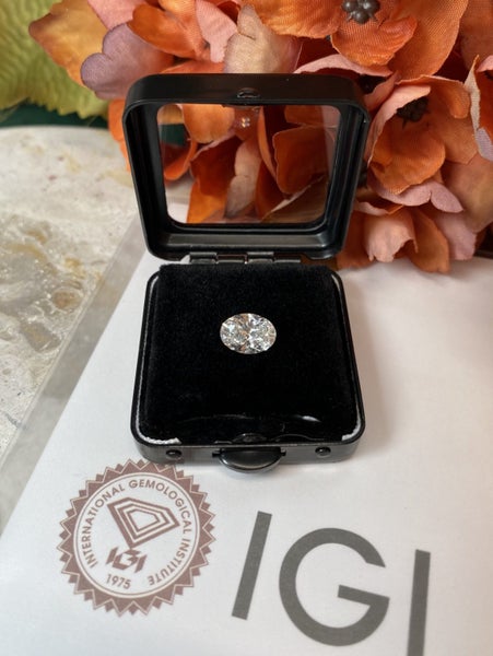 $1 RES ~ $4100 Buy Now * 2.01ct Diamond Oval Cut VS2 Clarity Carousel 2